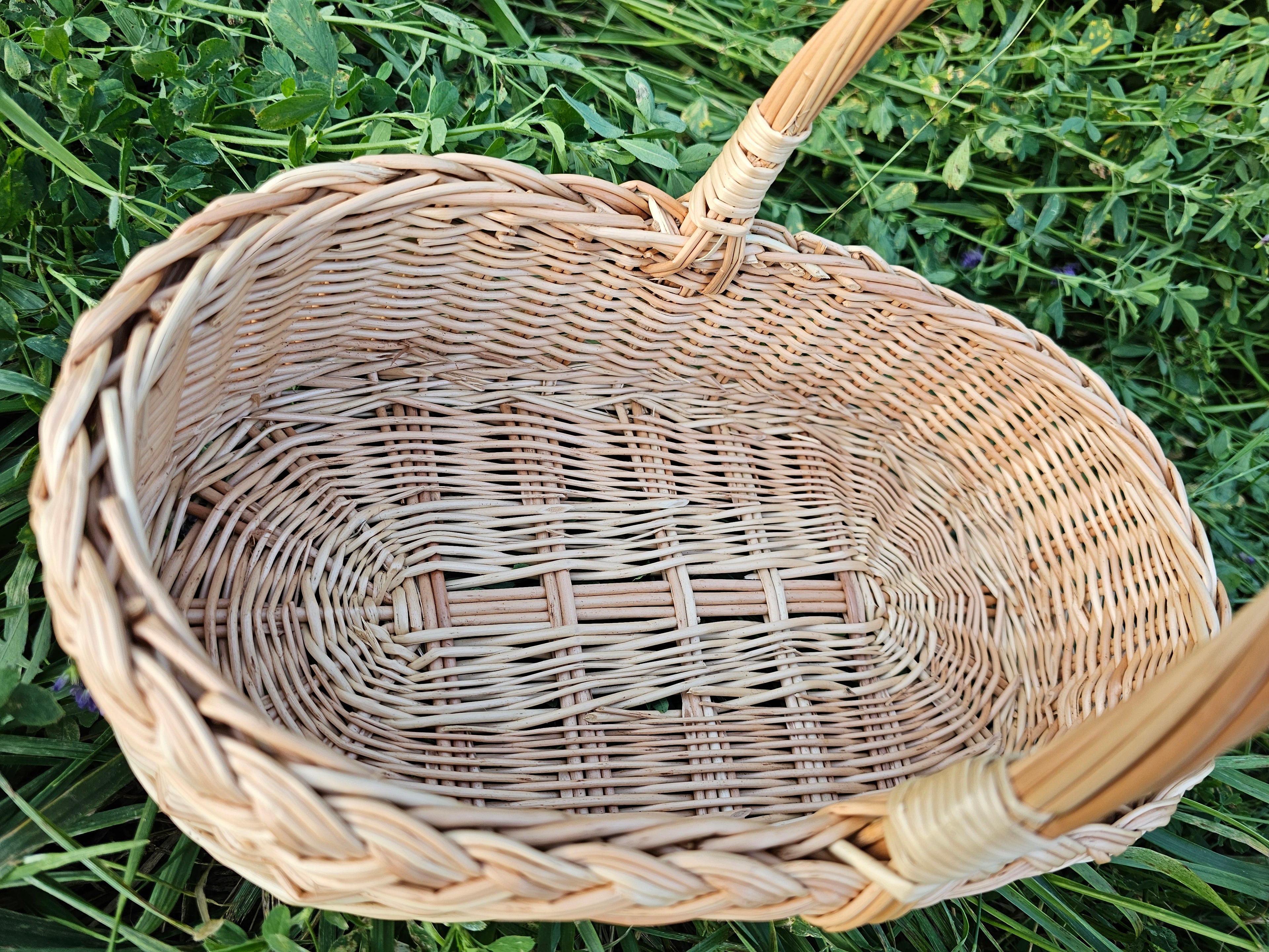 Wicker Flower Gathering Trug