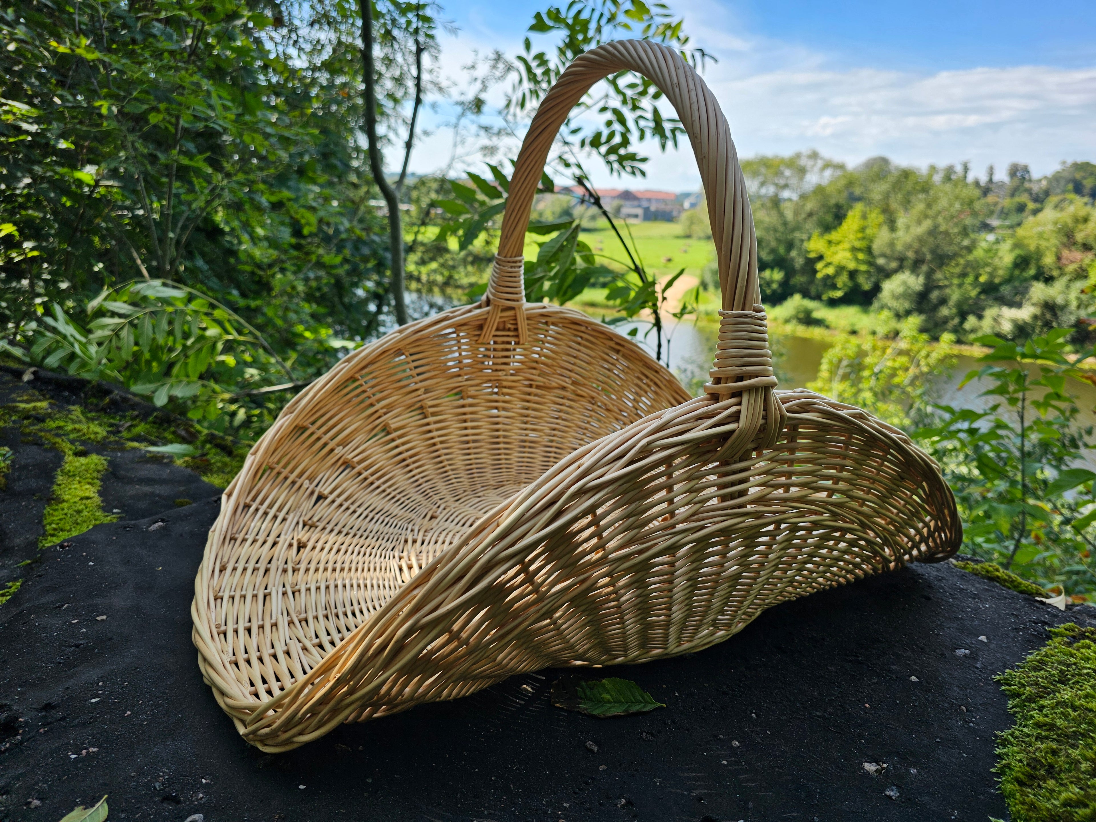 Large Wicker Flower Basket