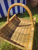 Extra-Large Rustic Wicker Harvest Basket