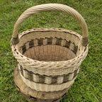 Handmade Tall Wicker Basket