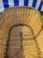 Extra Large Handwoven Wicker Basket