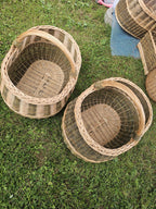 Extra Large Handwoven Wicker Basket