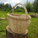 Handmade Rustic Wicker Basket