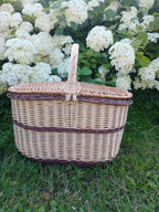 Handmade Wicker Picnic Basket