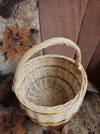 Rustic Handwoven Wicker Basket