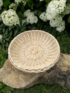 Rustic Wicker Plate