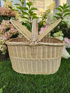 Handmade Wicker Picnic Basket