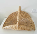 Handwoven Wicker Flower Basket