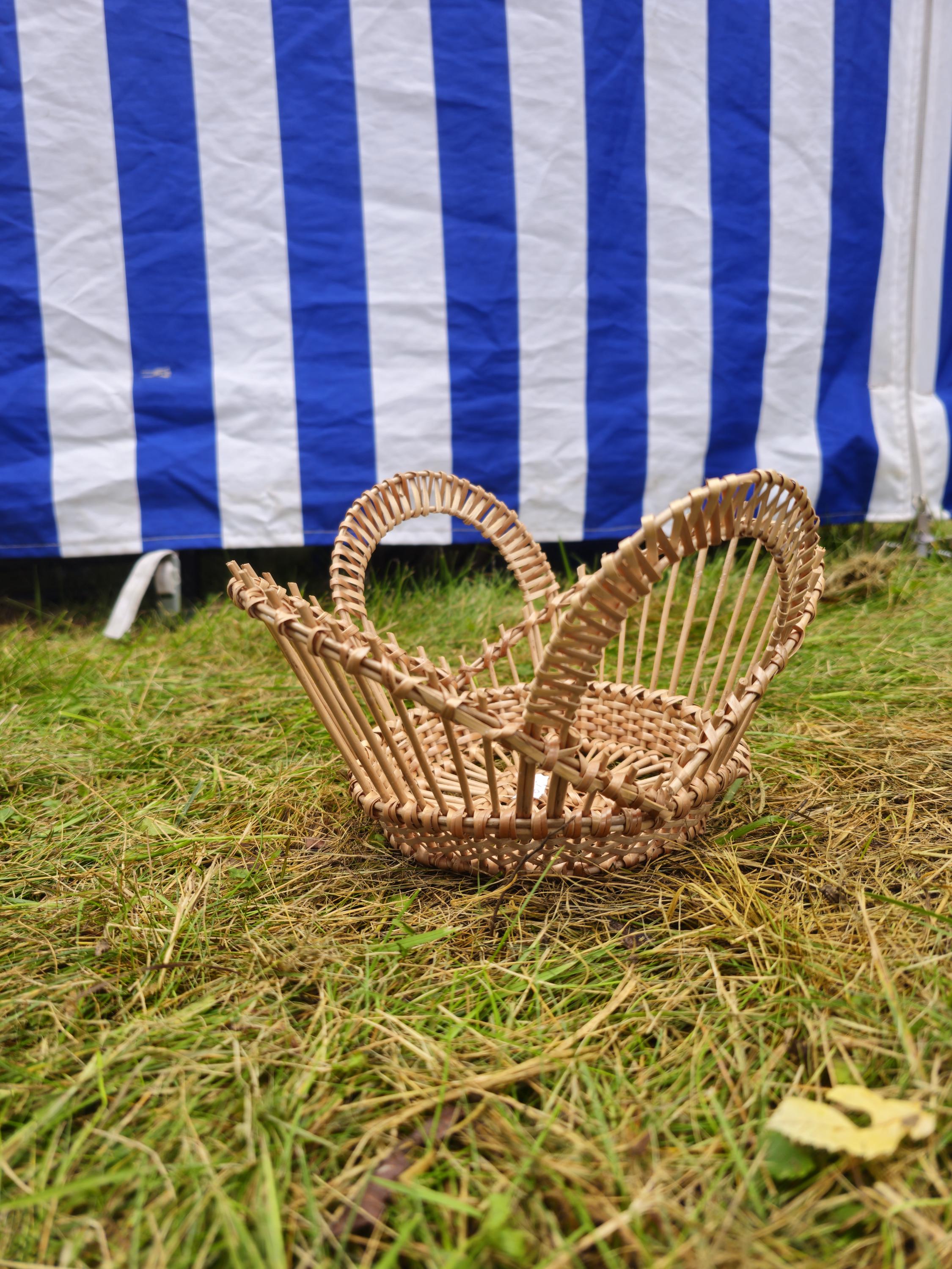 Handwoven Decorative Bowl for Bread, Fruit or Display