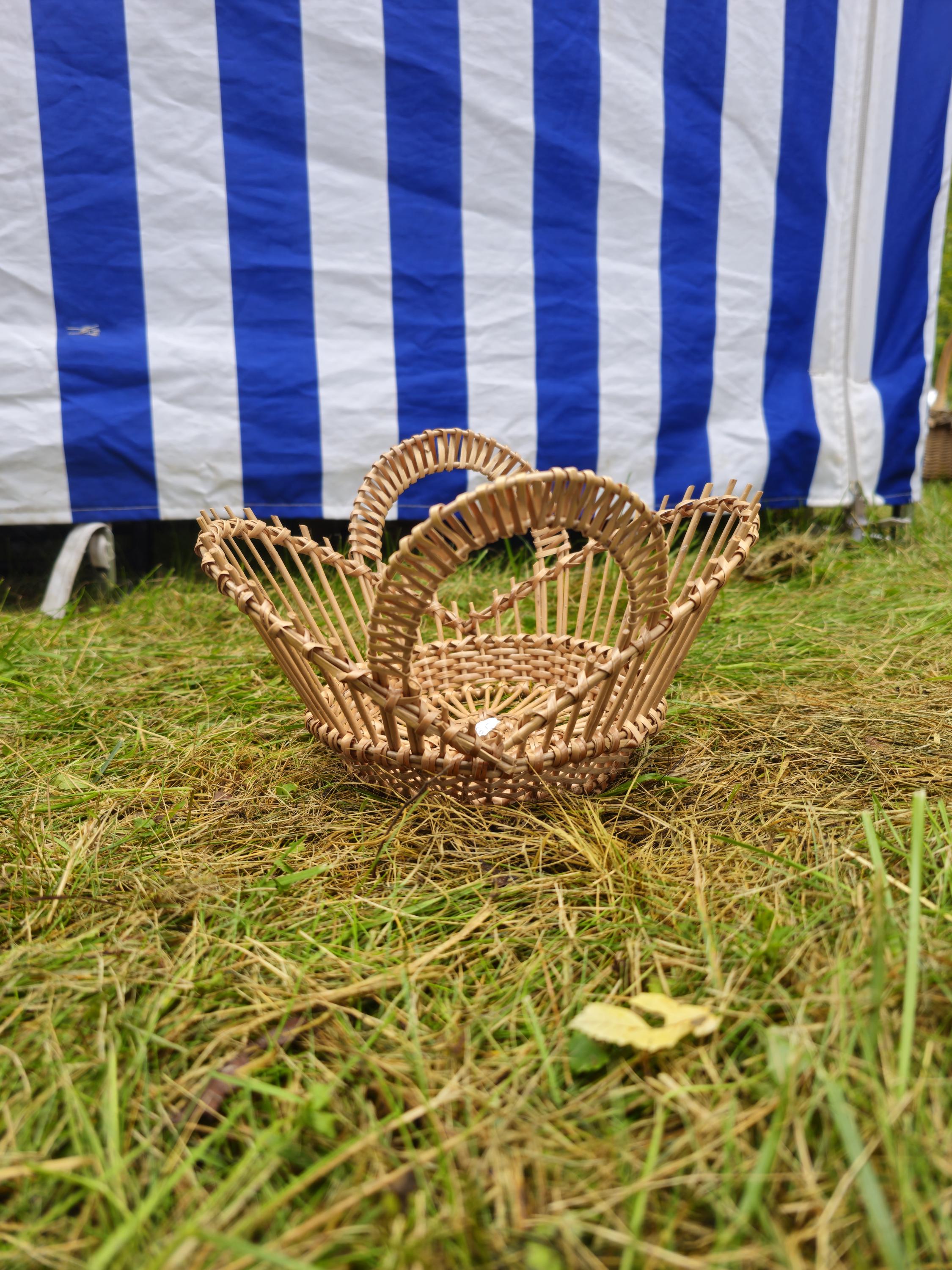 Handwoven Decorative Bowl for Bread, Fruit or Display