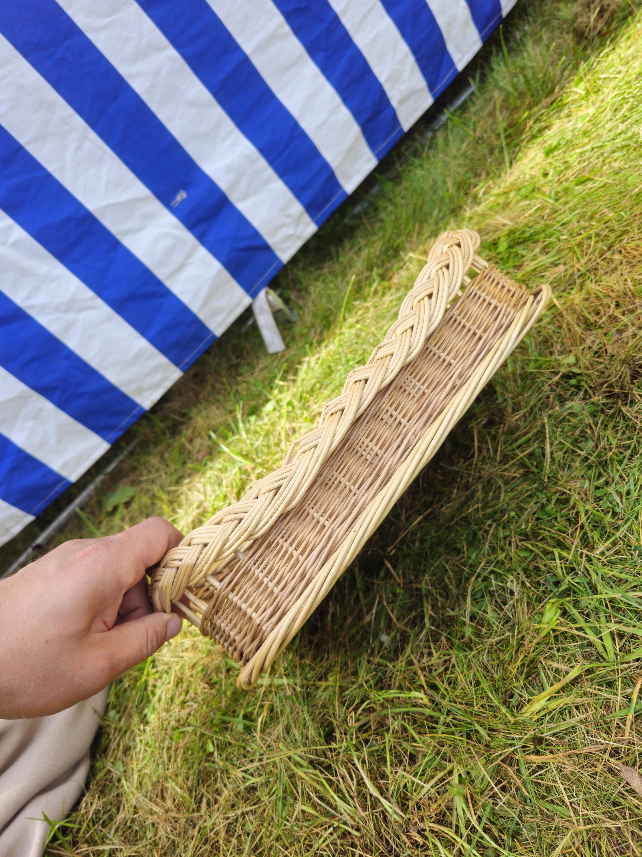 Rustic Rectangular Willow Tray
