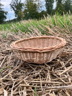 Rustic Bread Wicker Plate