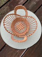 Handwoven Decorative Bowl for Bread, Fruit or Display