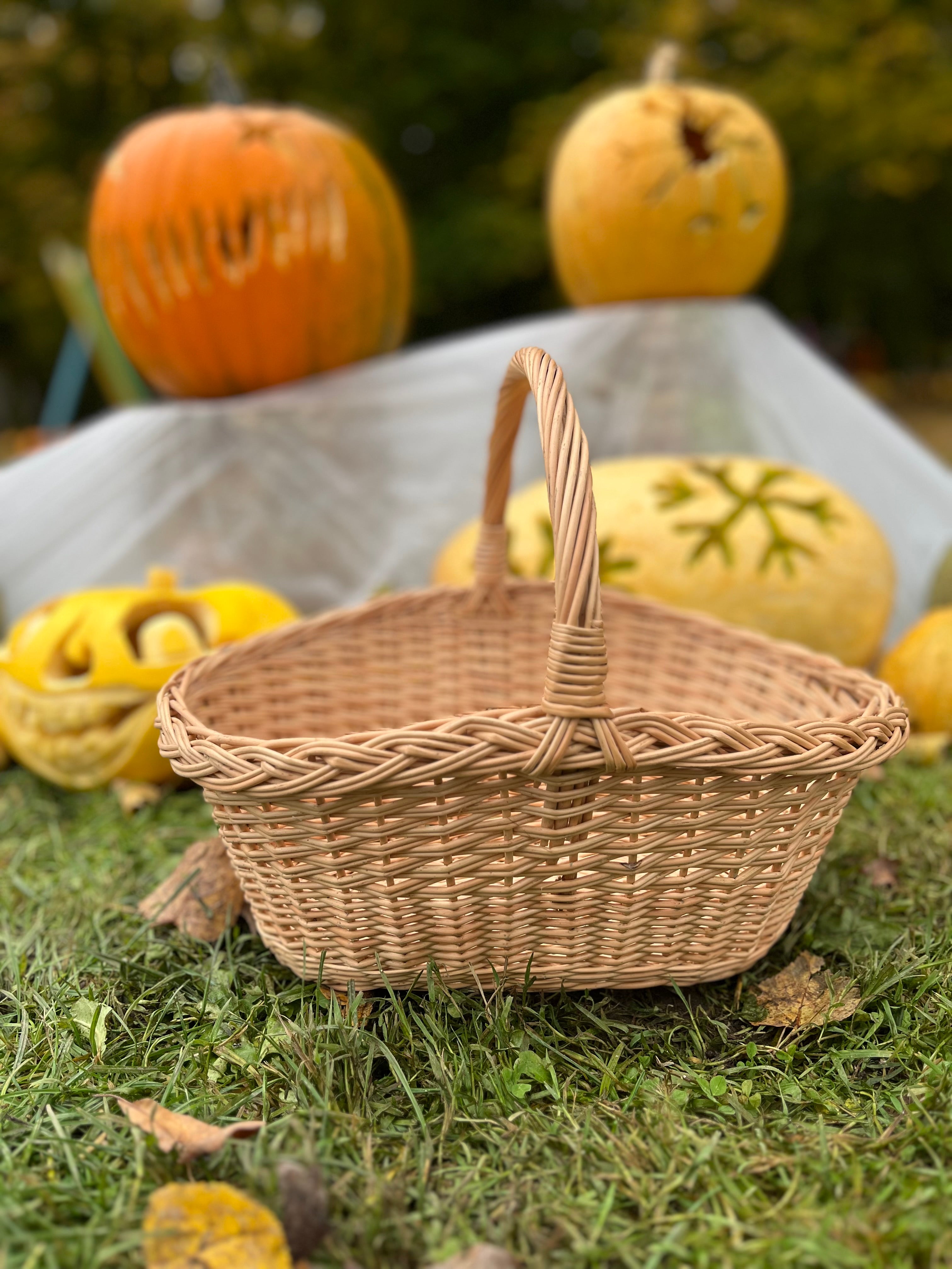Handwoven Wicker Basket