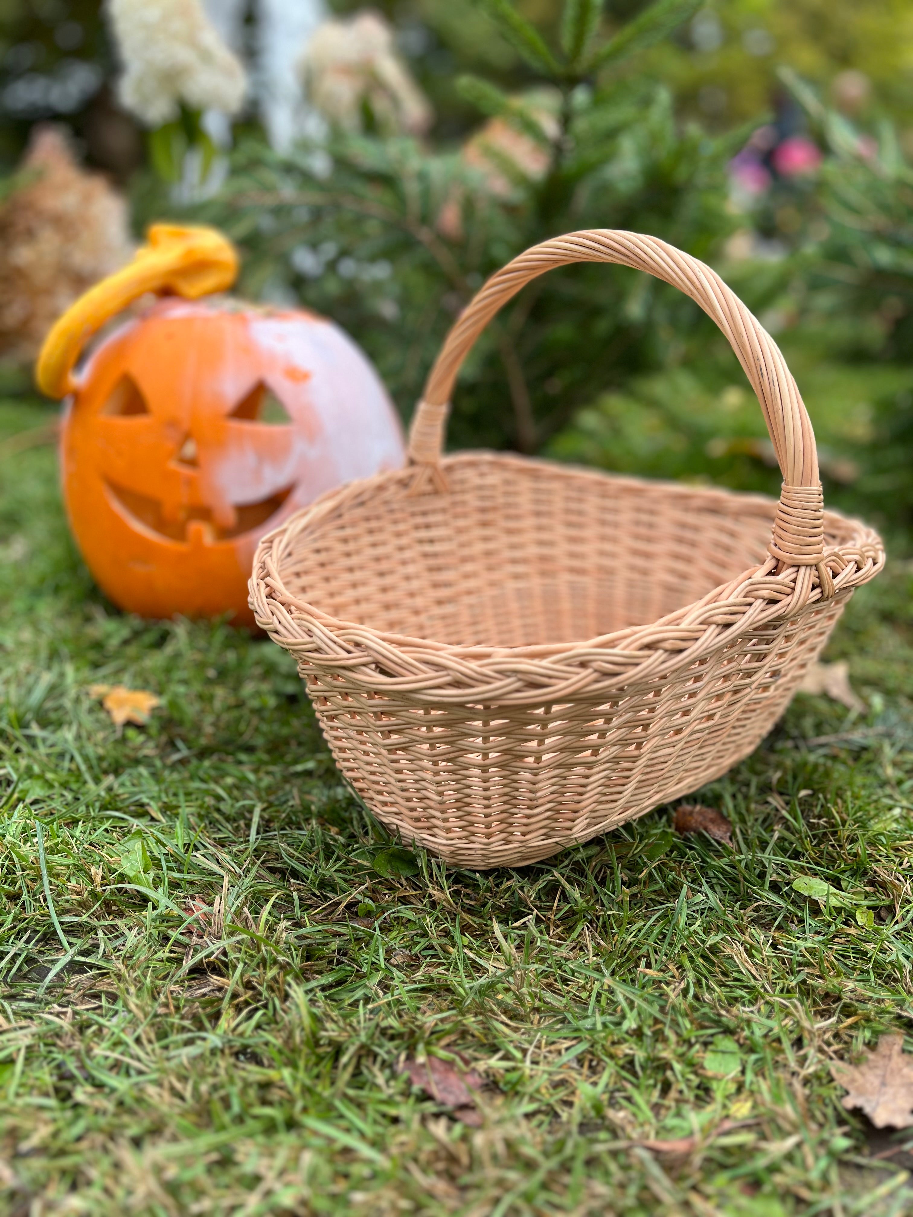 Handwoven Wicker Basket