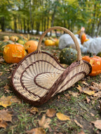 Handwoven Wicker Flower Basket