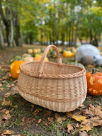 Extra Large Handwoven Wicker Basket