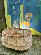 Extra Large Handwoven Wicker Basket