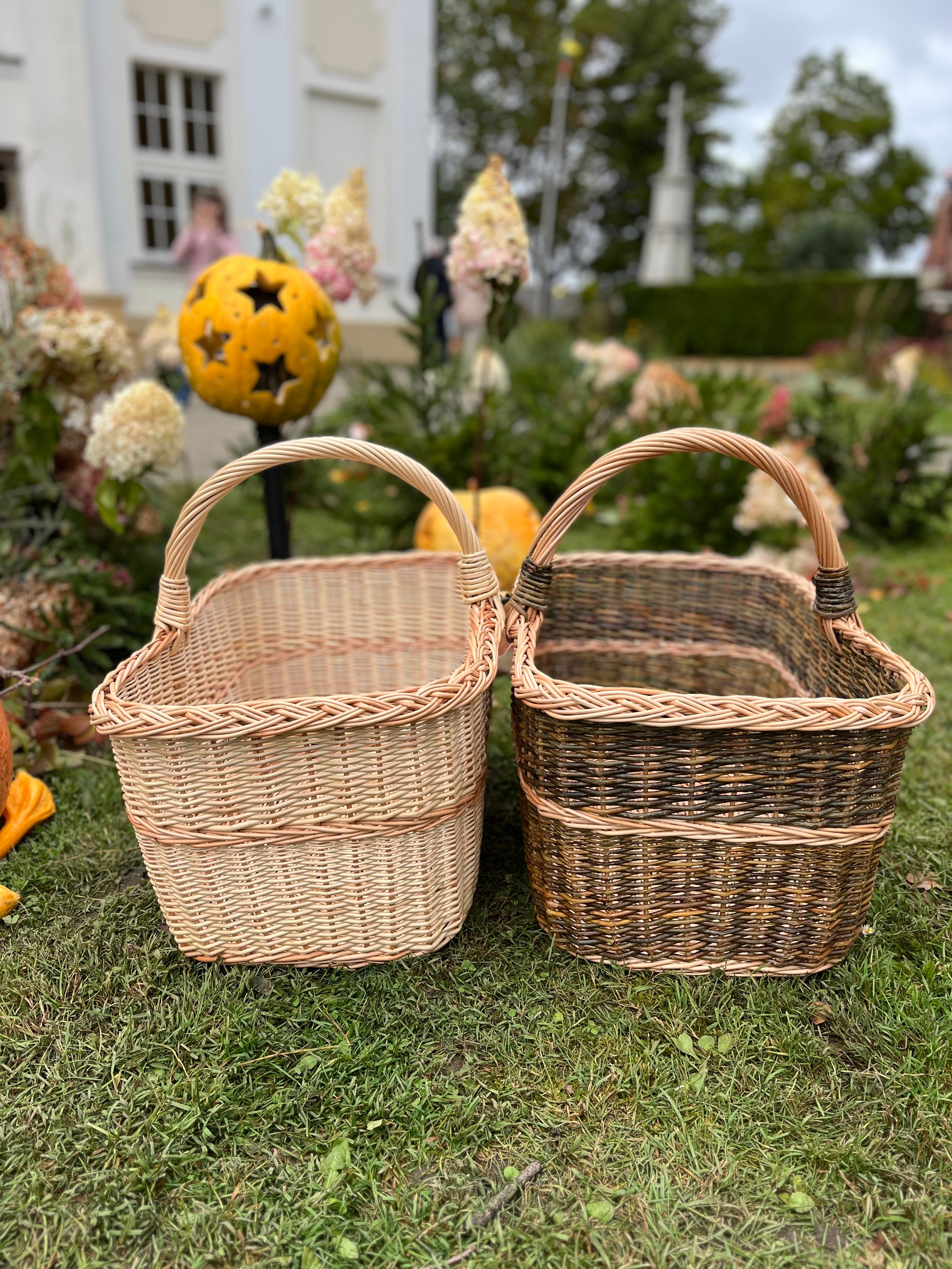 Rectangular Large Wicker Basket