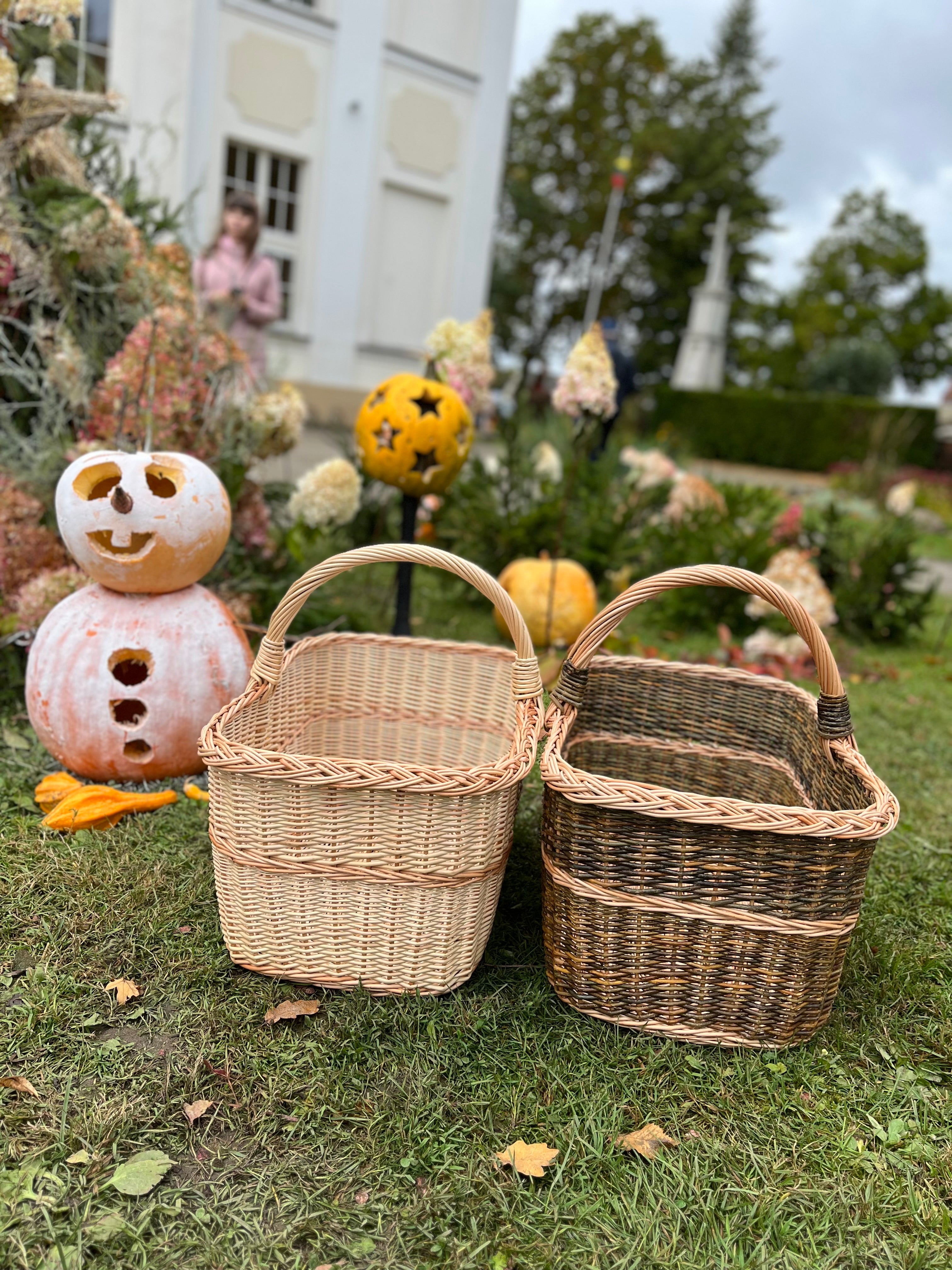 Rectangular Large Wicker Basket