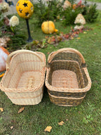 Rectangular Large Wicker Basket