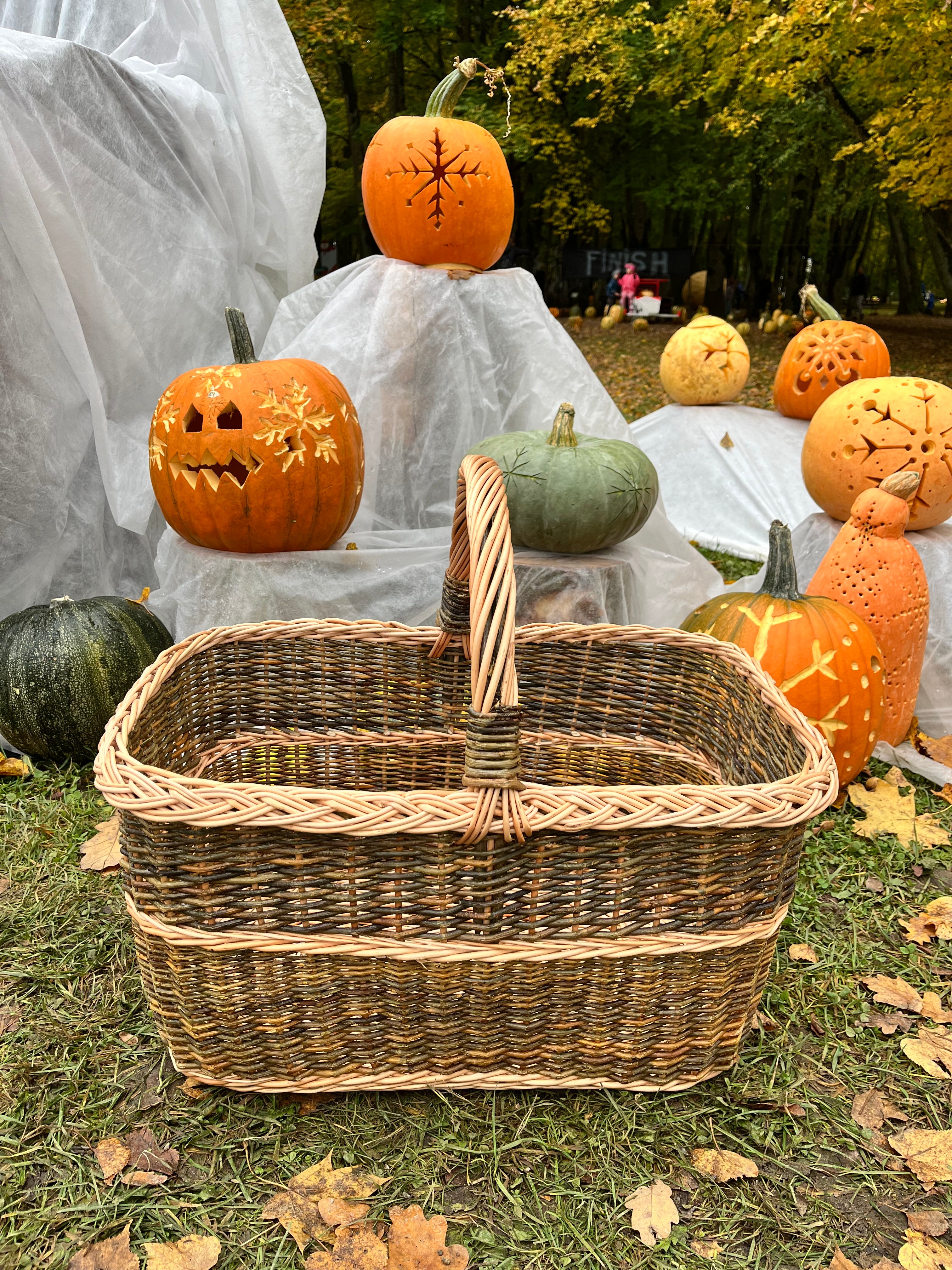 Rectangular Large Wicker Basket
