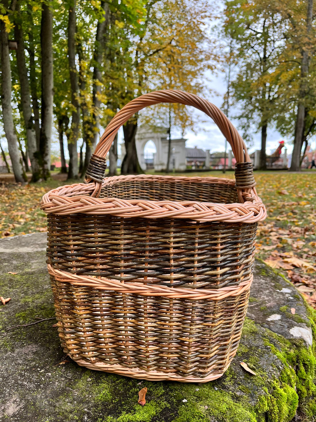 Rectangular Large Wicker Basket