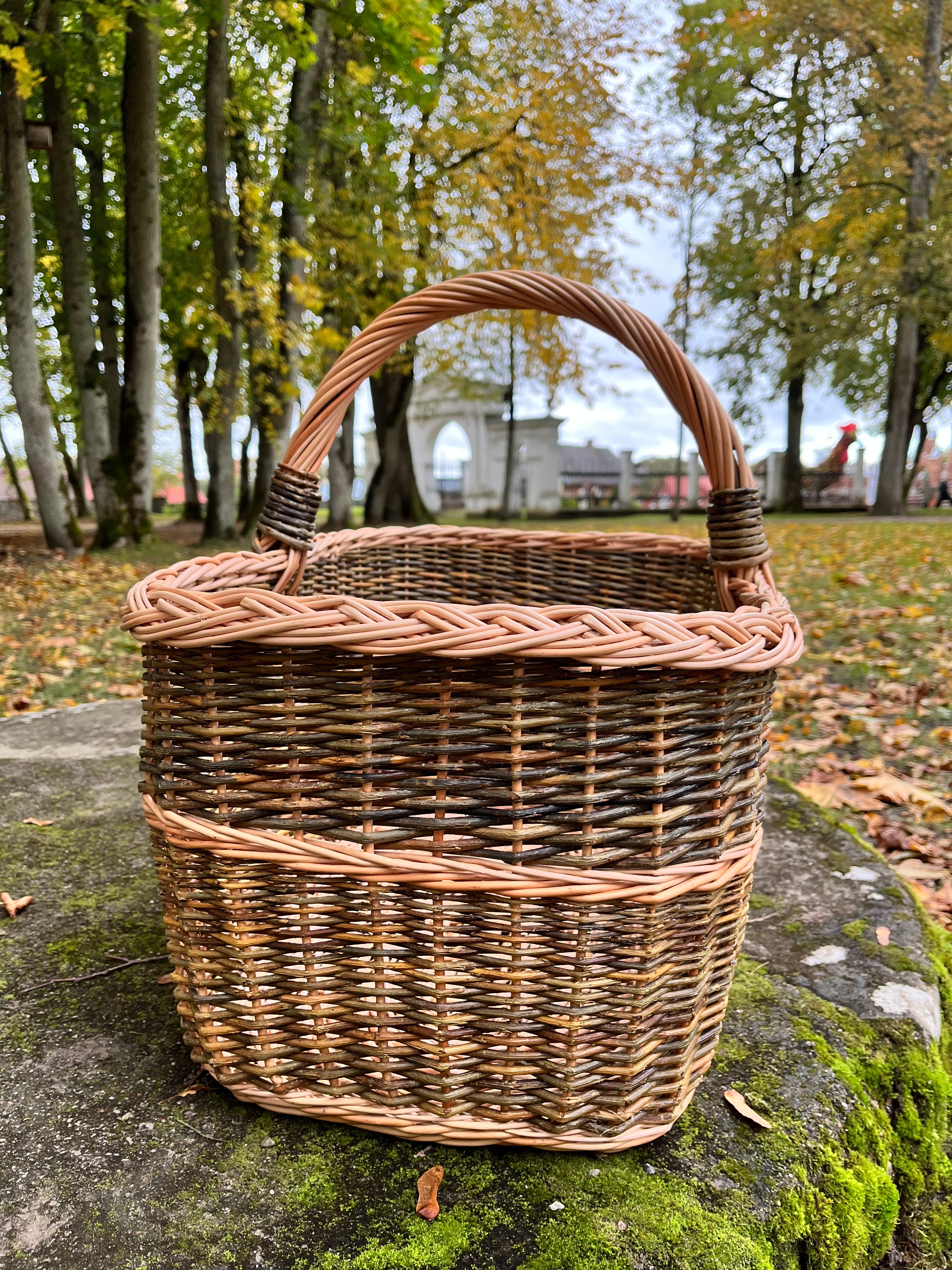 Rectangular Large Wicker Basket