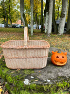 Rectangular Large Wicker Basket