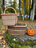 Rectangular Large Wicker Basket