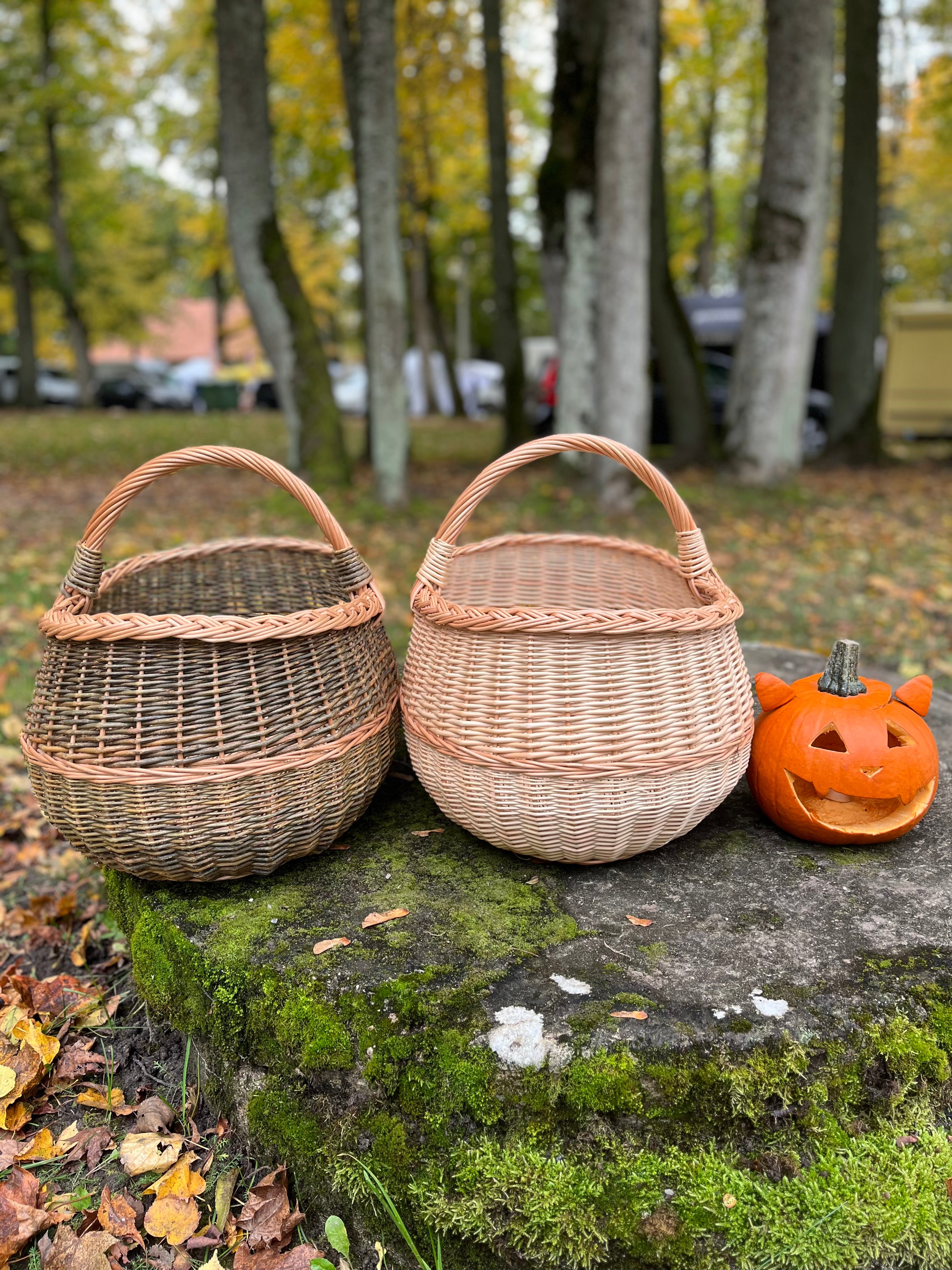 Extra Large Handwoven Wicker Basket