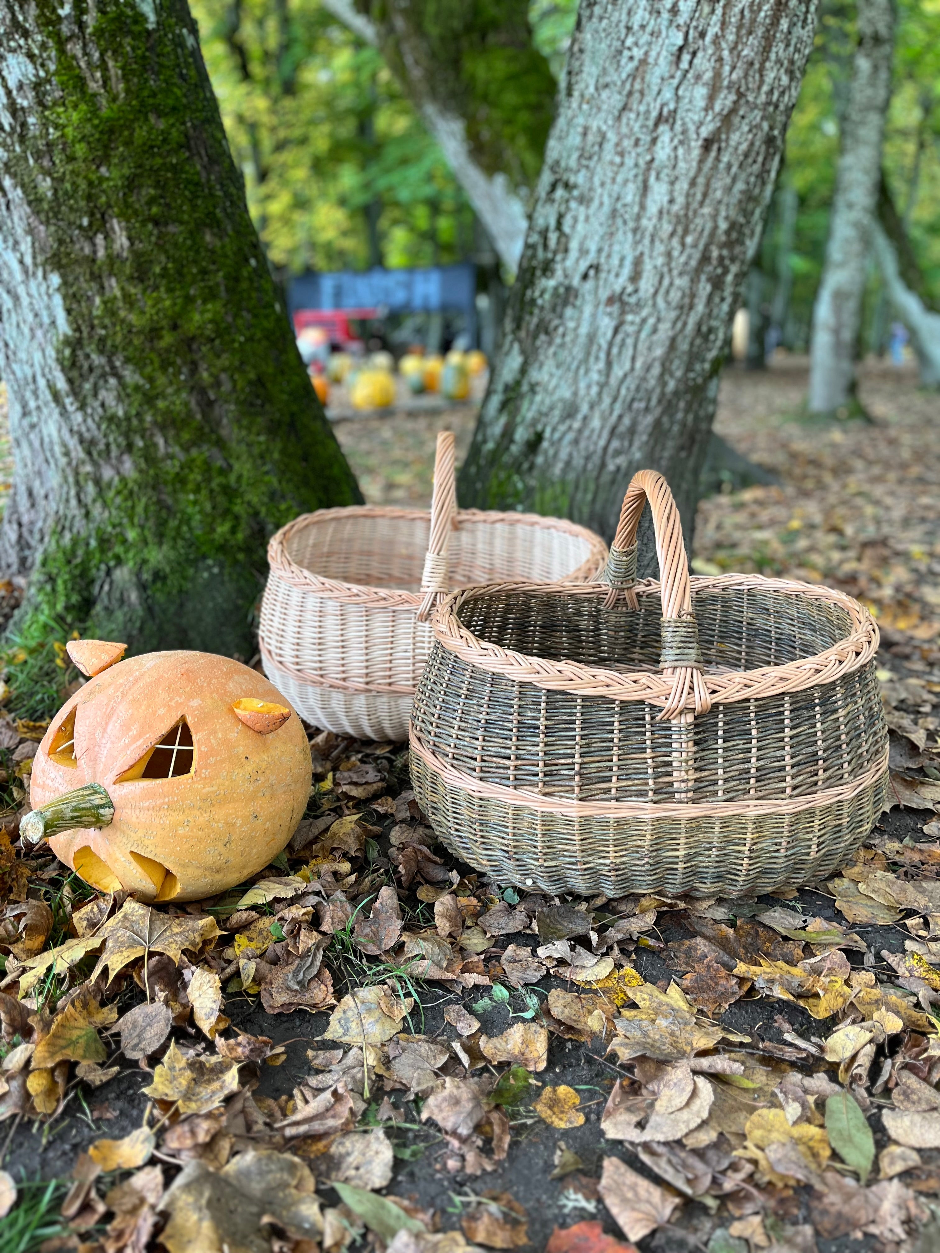 Extra Large Handwoven Wicker Basket