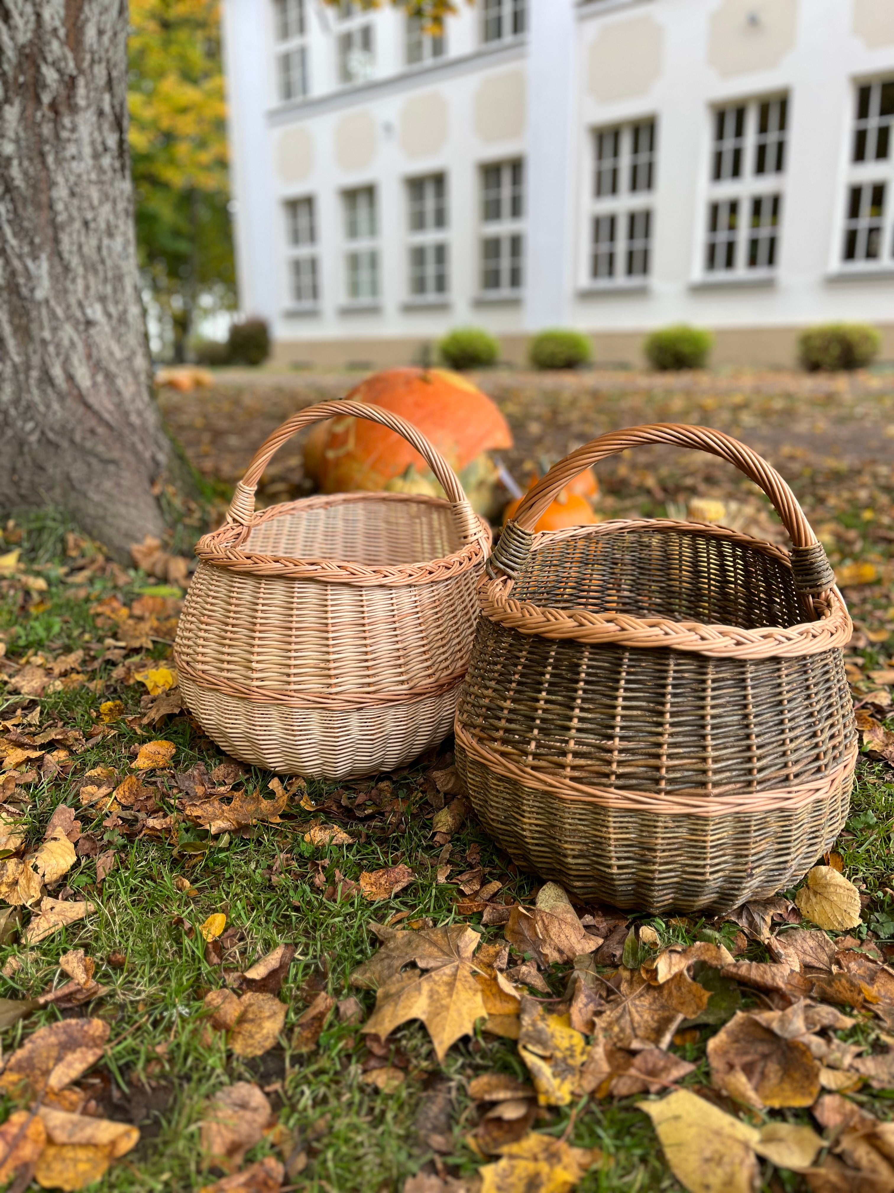 Extra Large Handwoven Wicker Basket