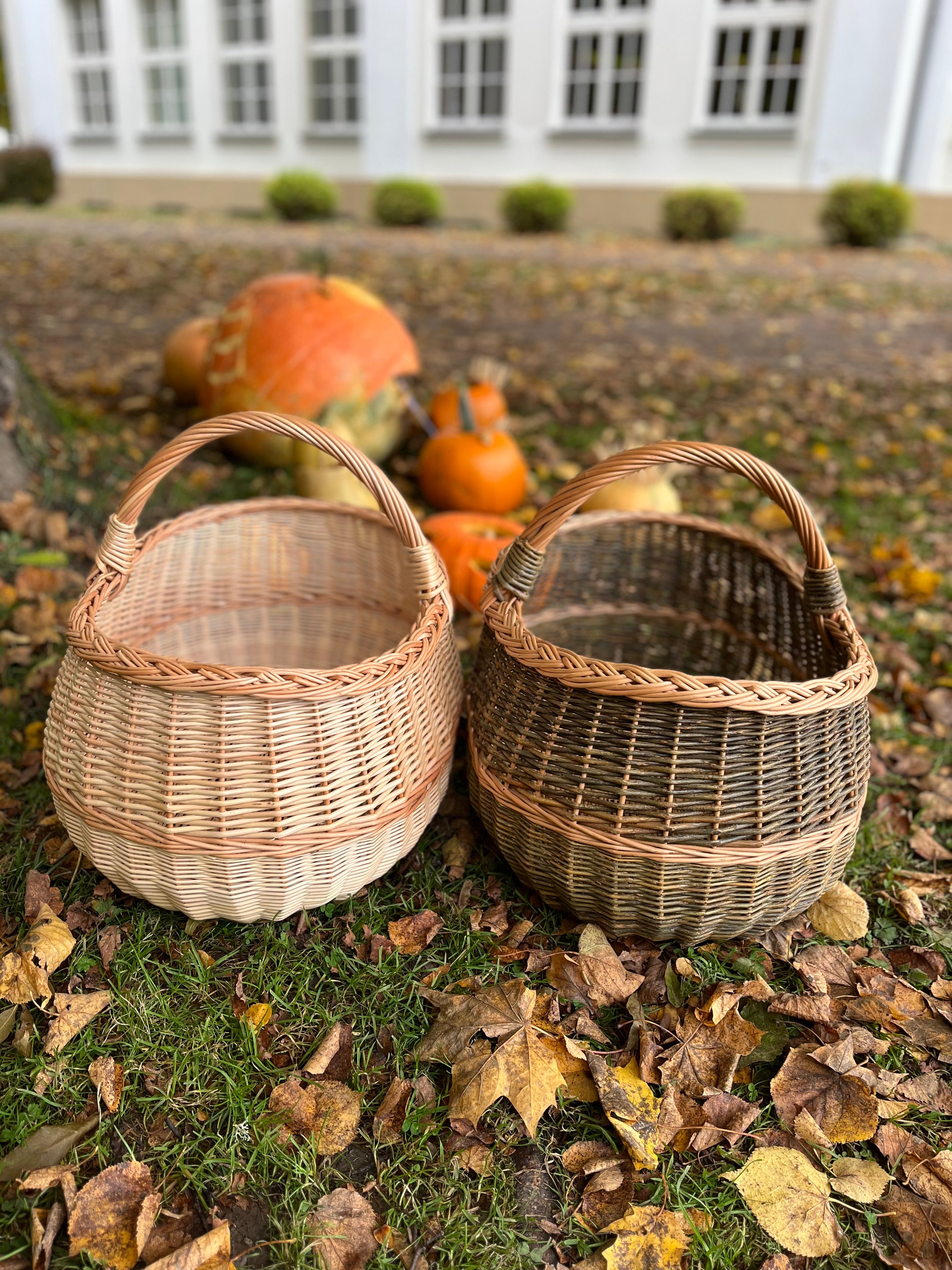 Extra Large Handwoven Wicker Basket