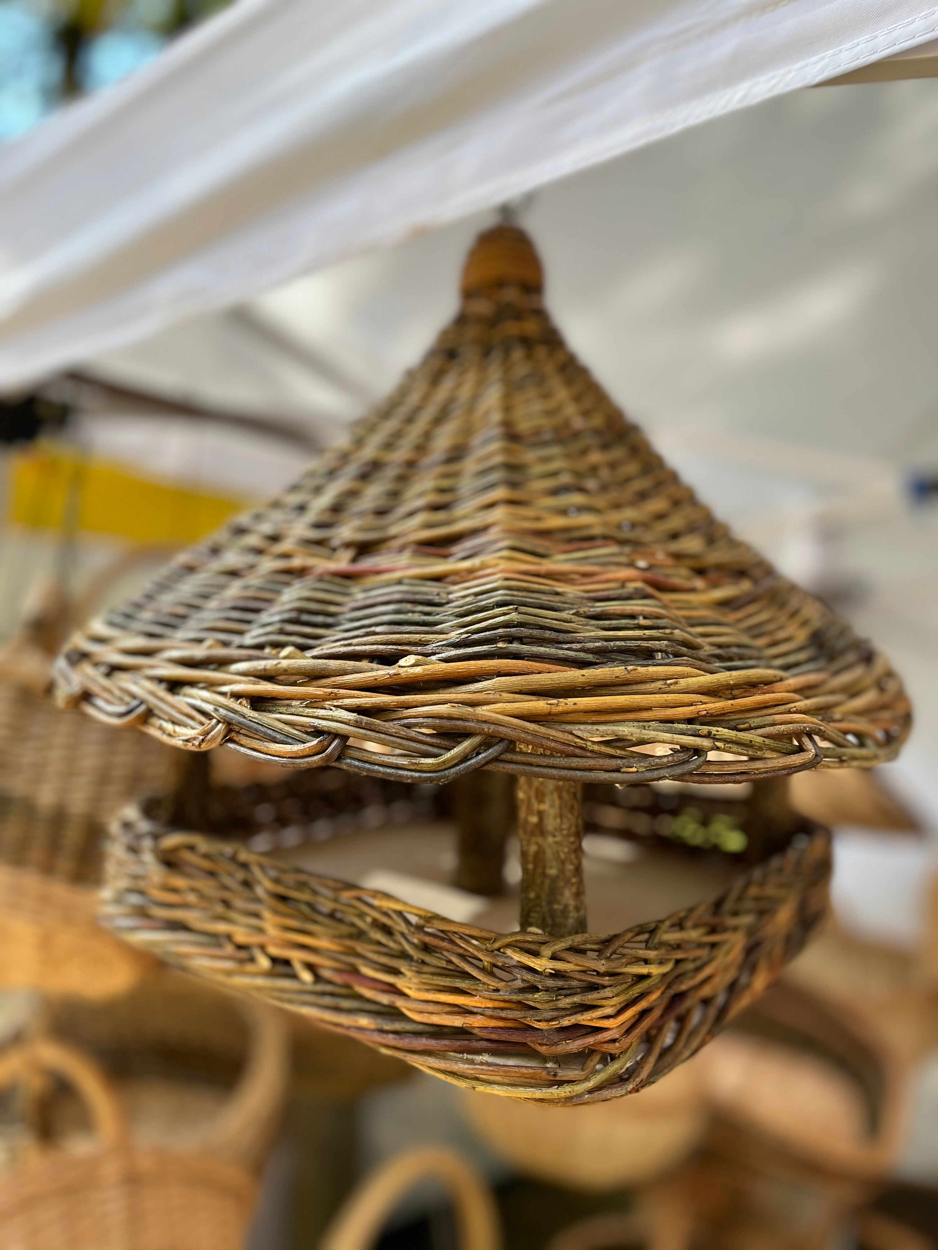 Handmade Wicker Bird Feeder
