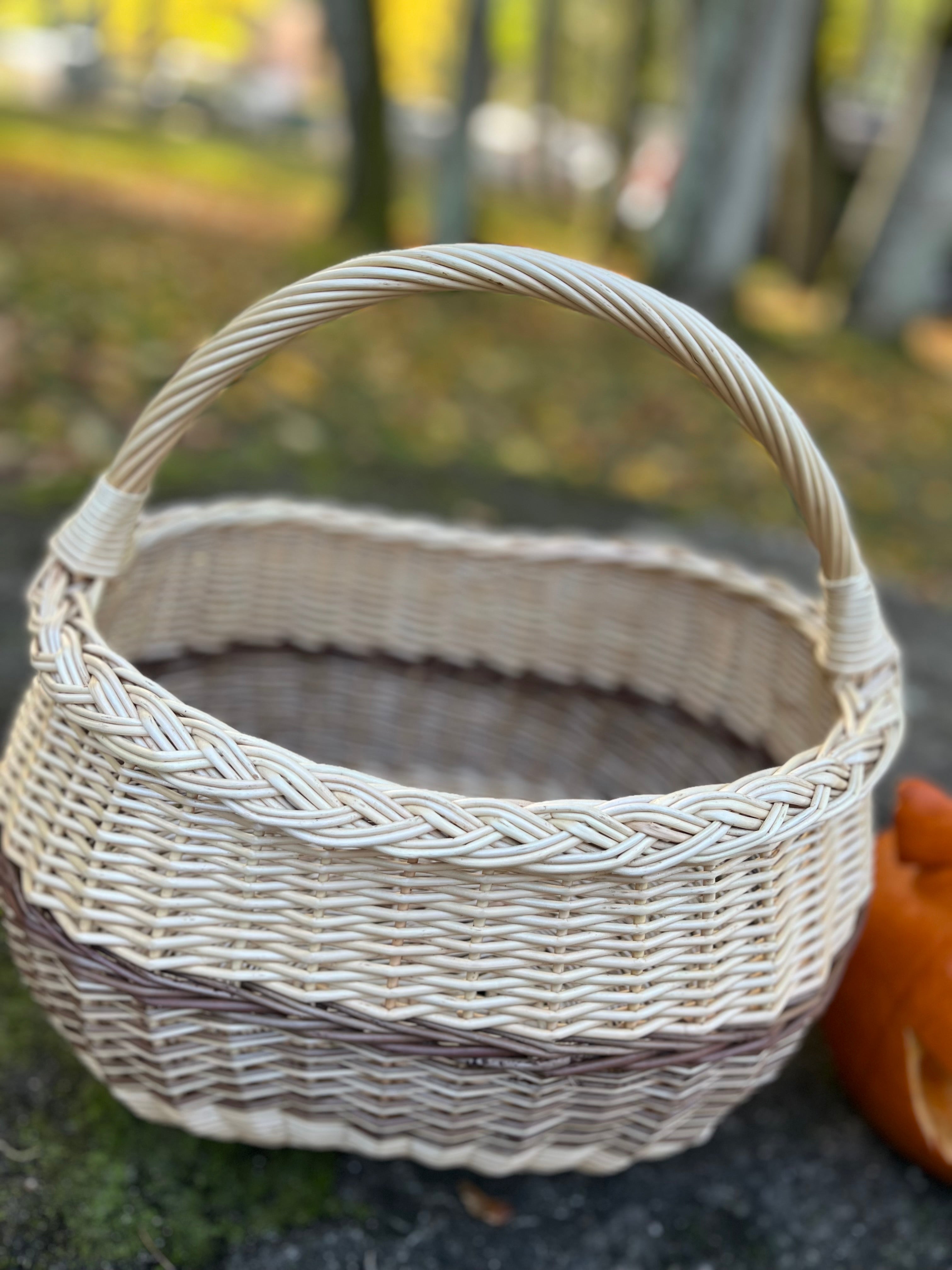 Rustic Decorative Wicker Basket