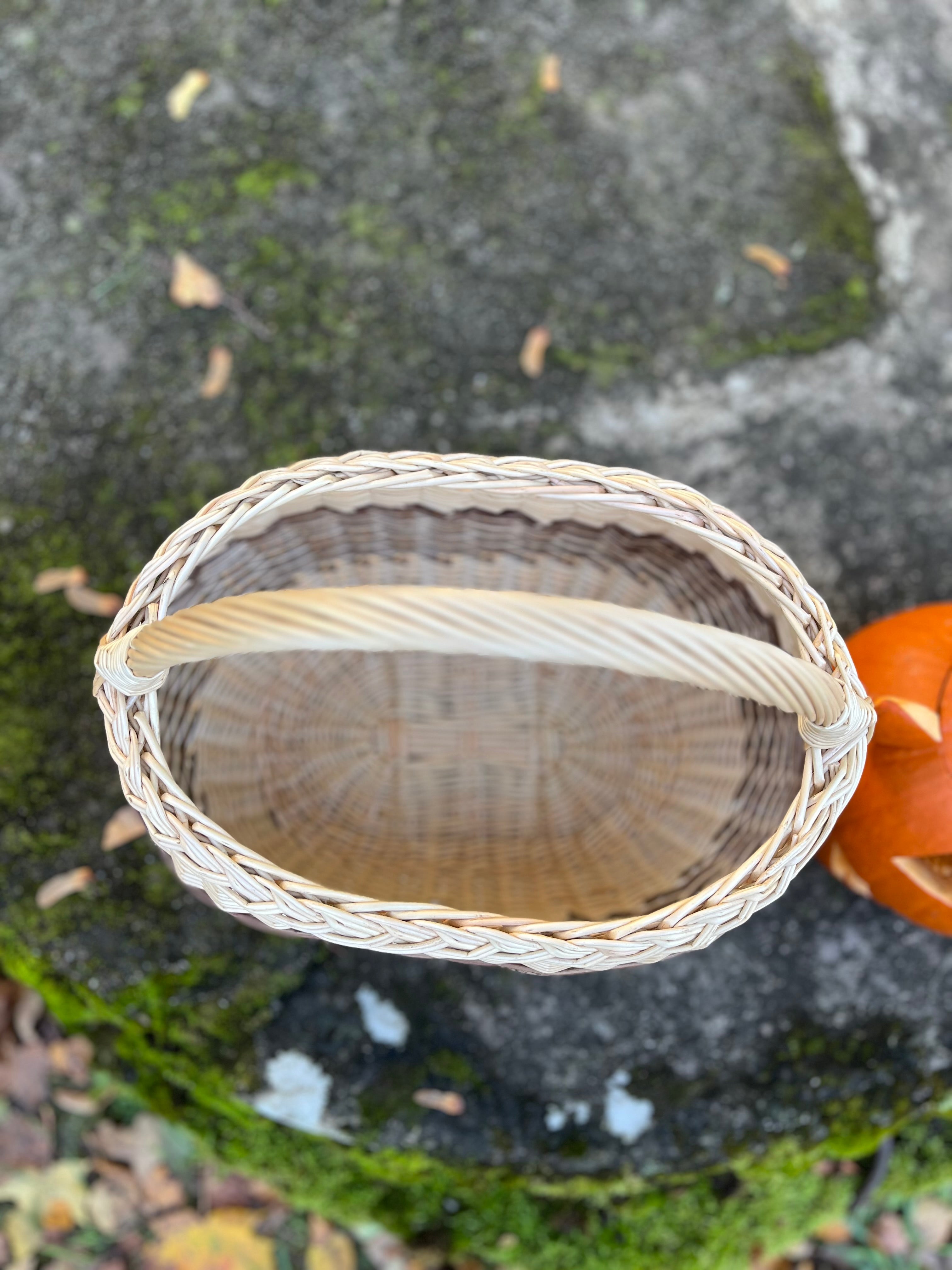 Rustic Decorative Wicker Basket