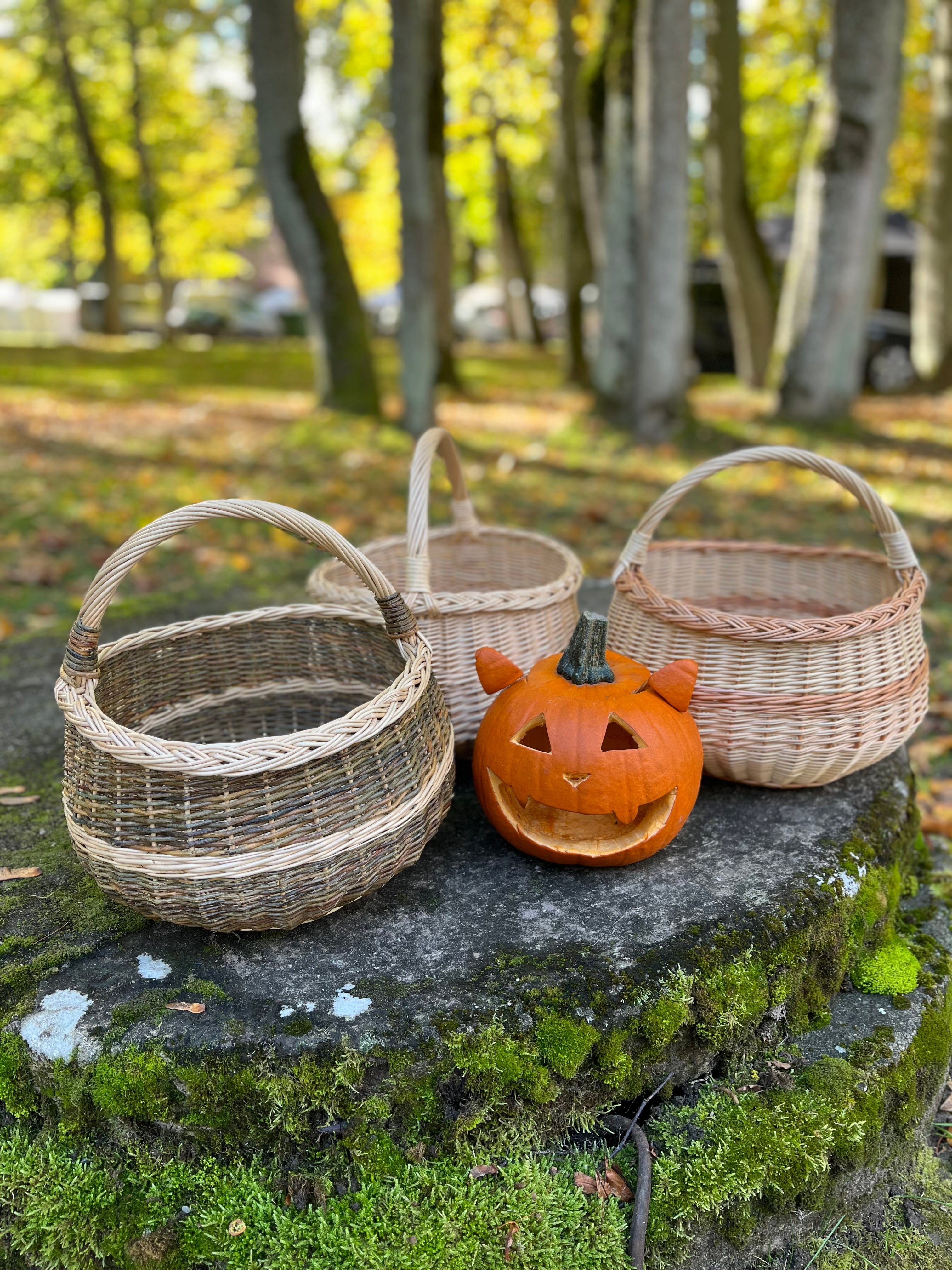 Round Wicker Basket