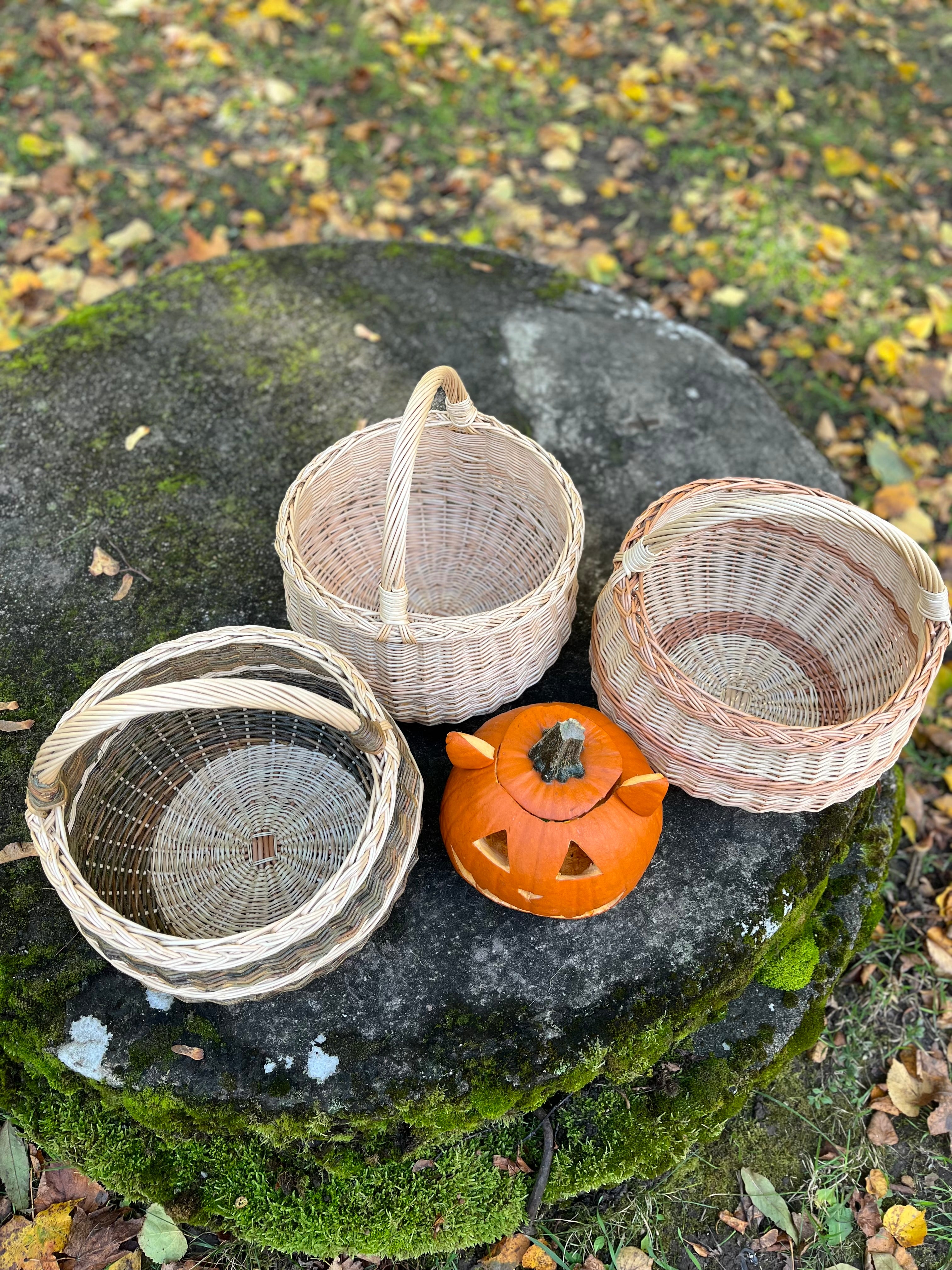 Round Wicker Basket