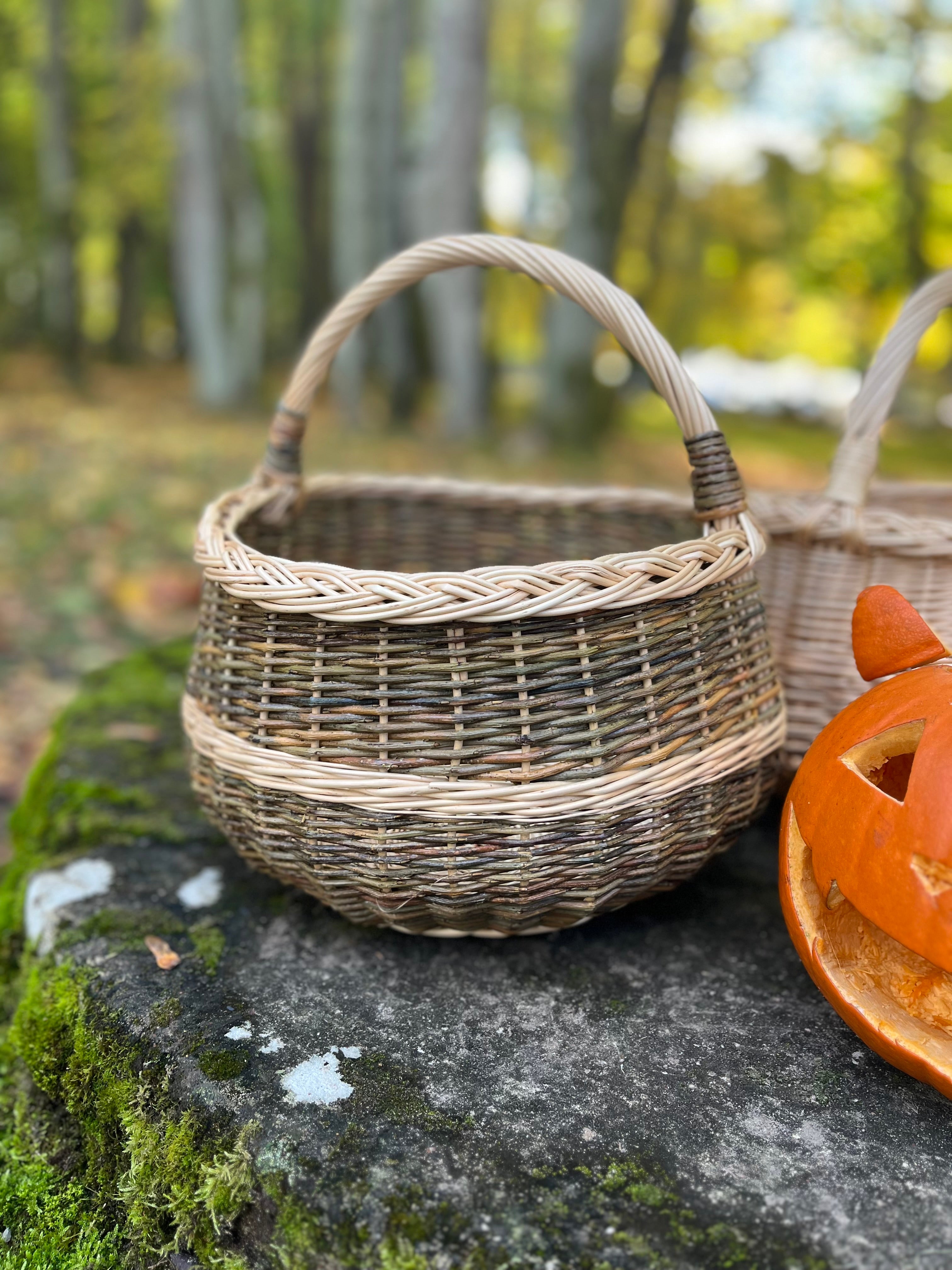 Round Wicker Basket