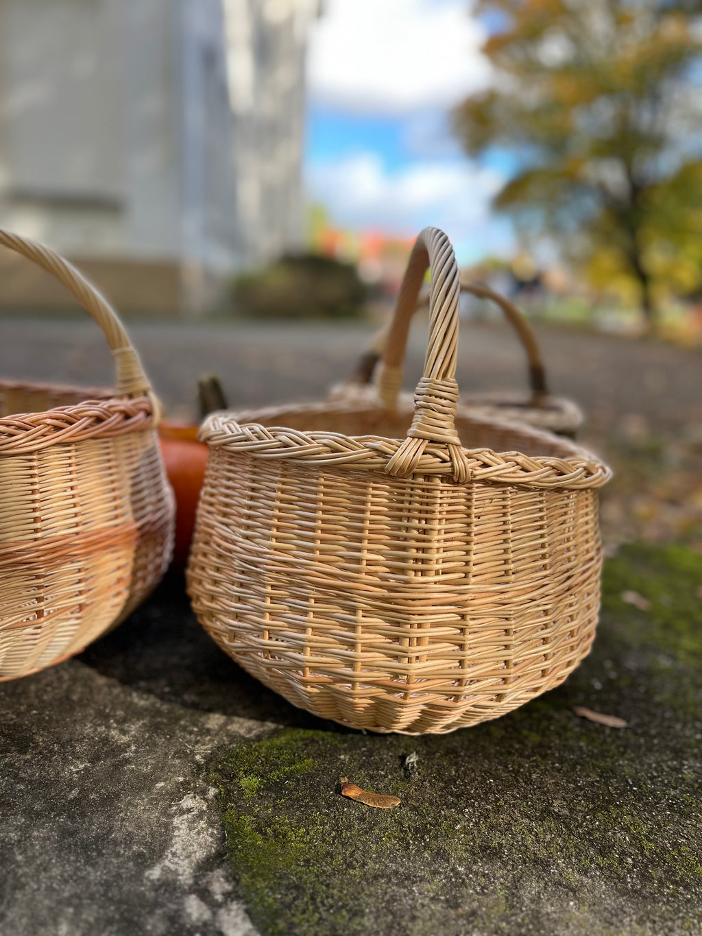 Round Wicker Basket