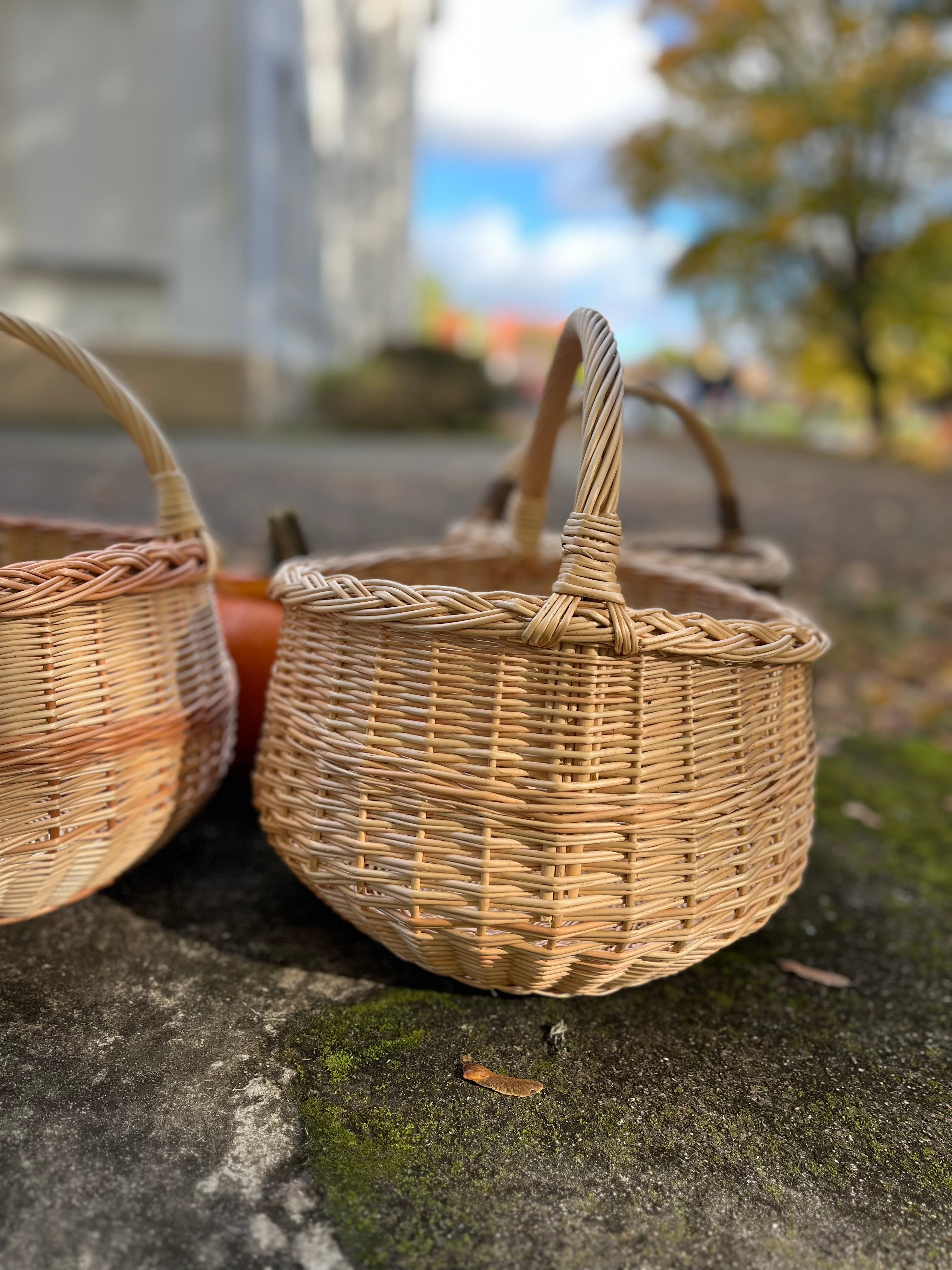 Round Wicker Basket