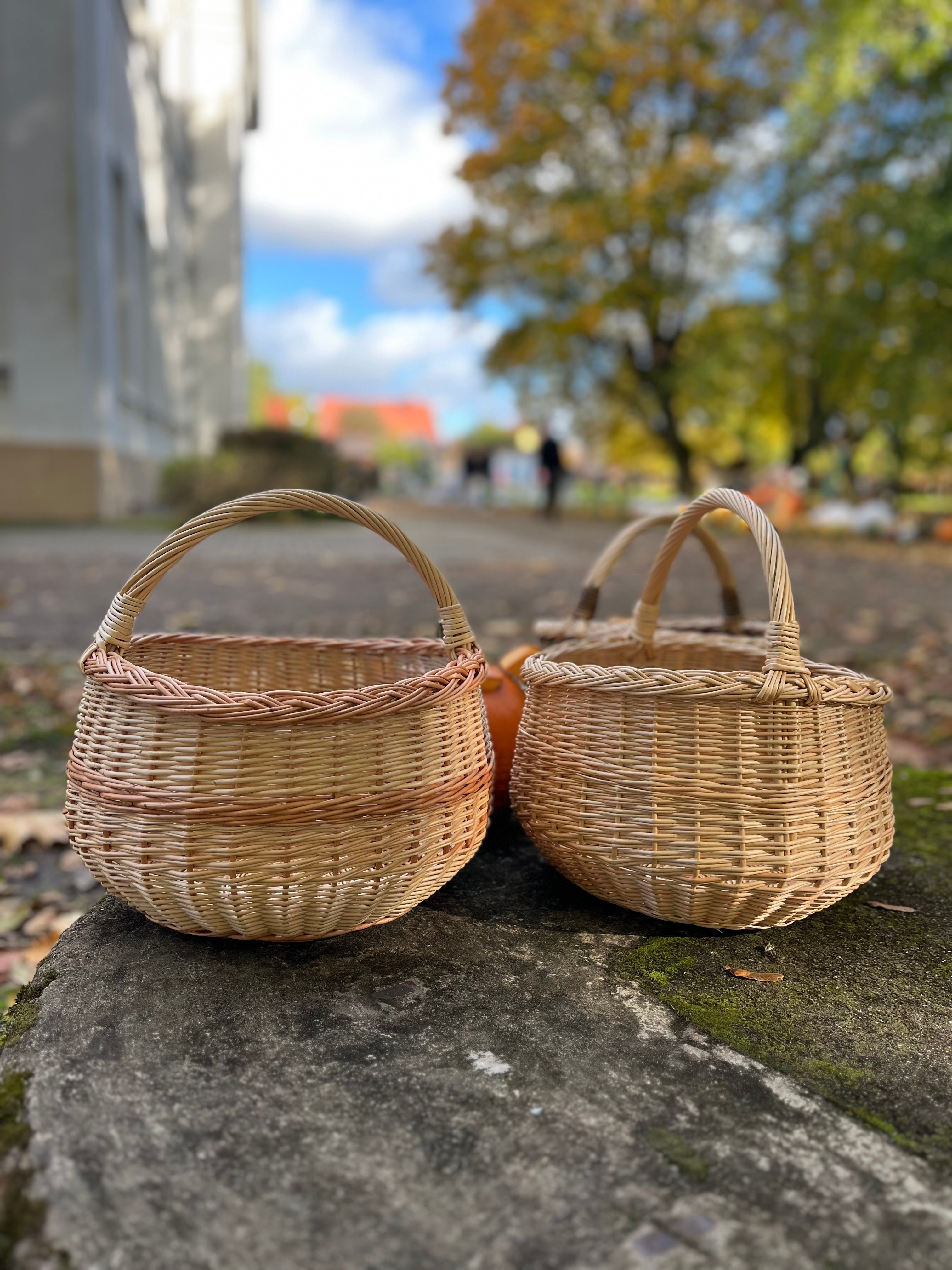 Round Wicker Basket