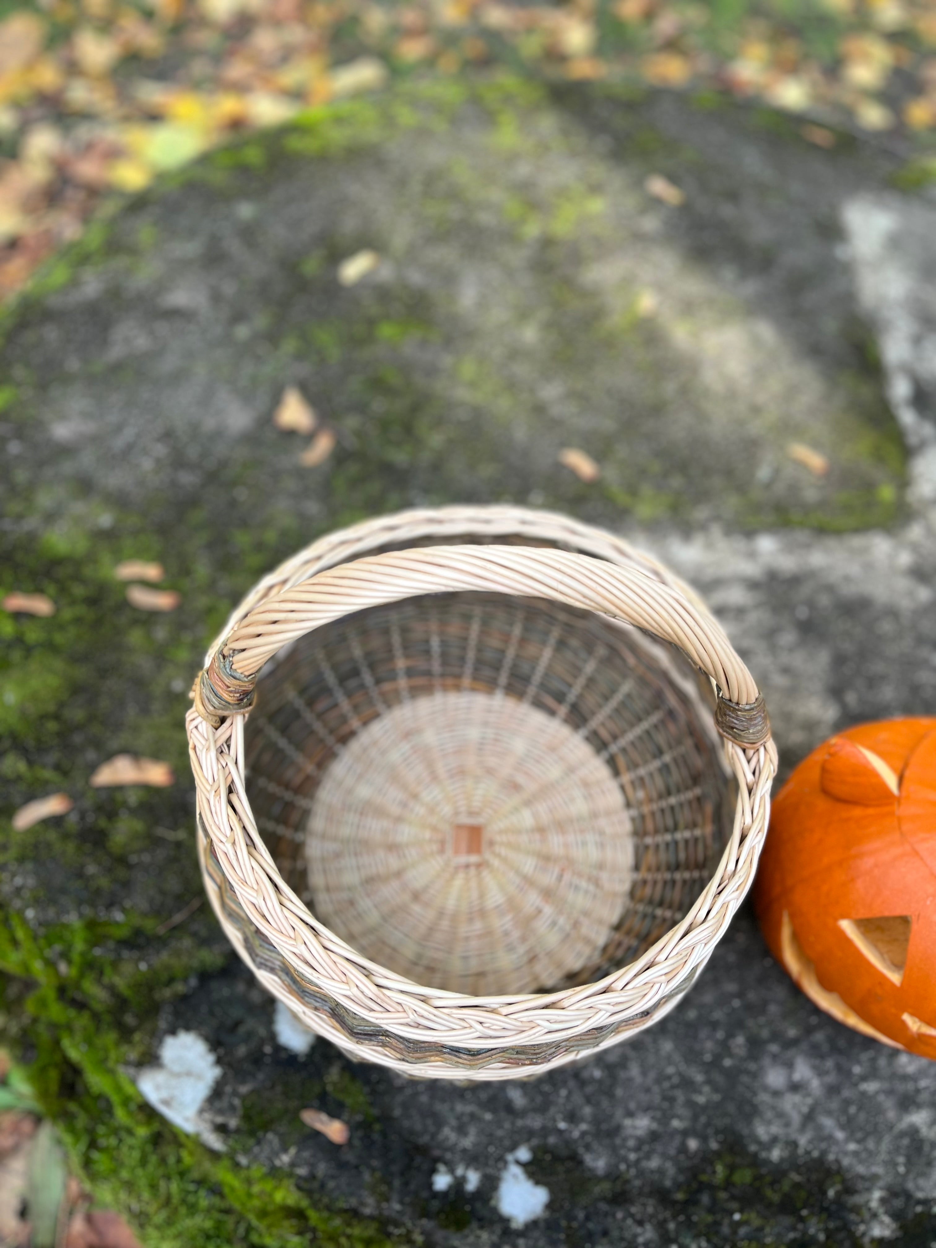 Round Wicker Basket