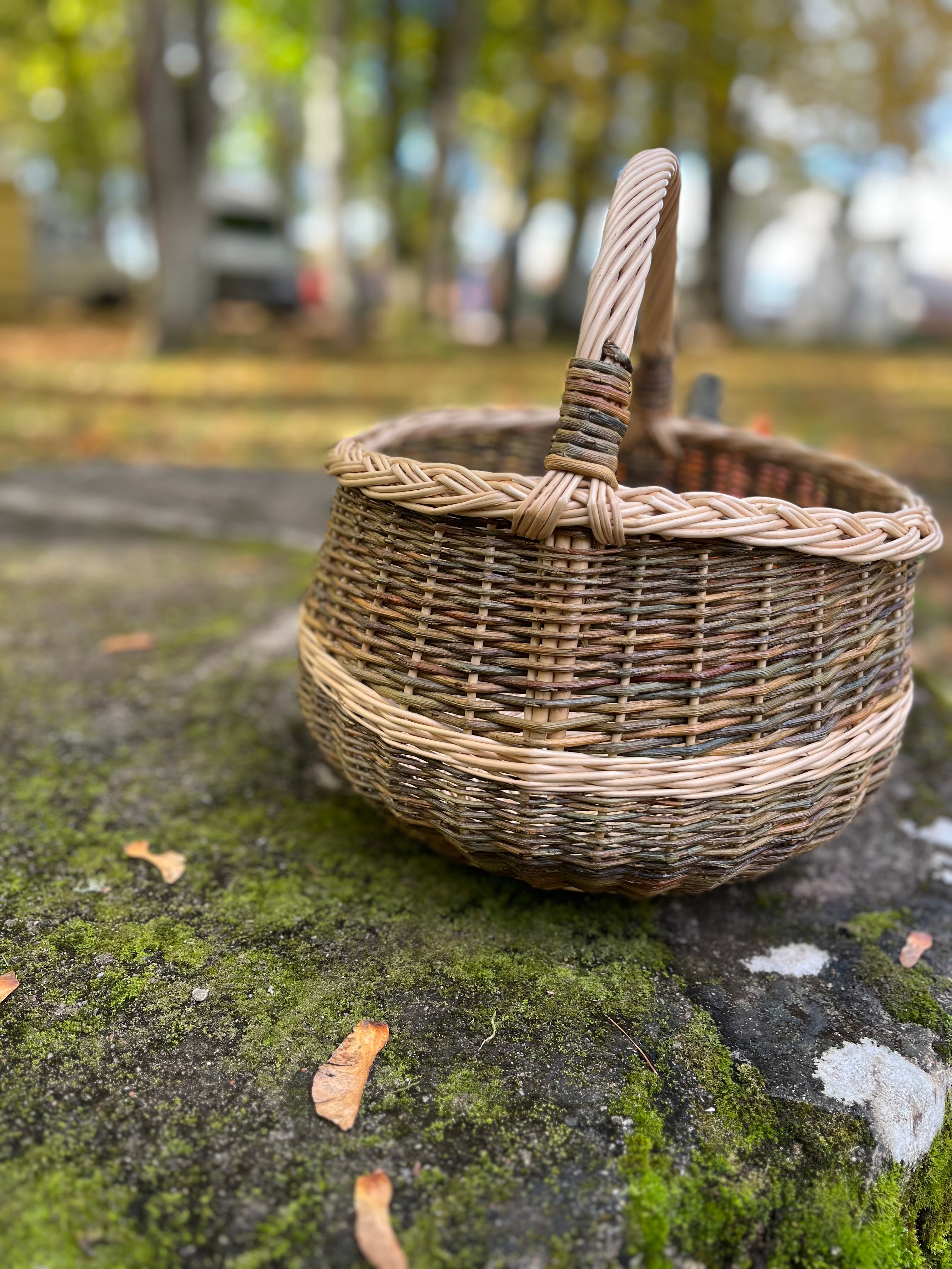 Round Wicker Basket