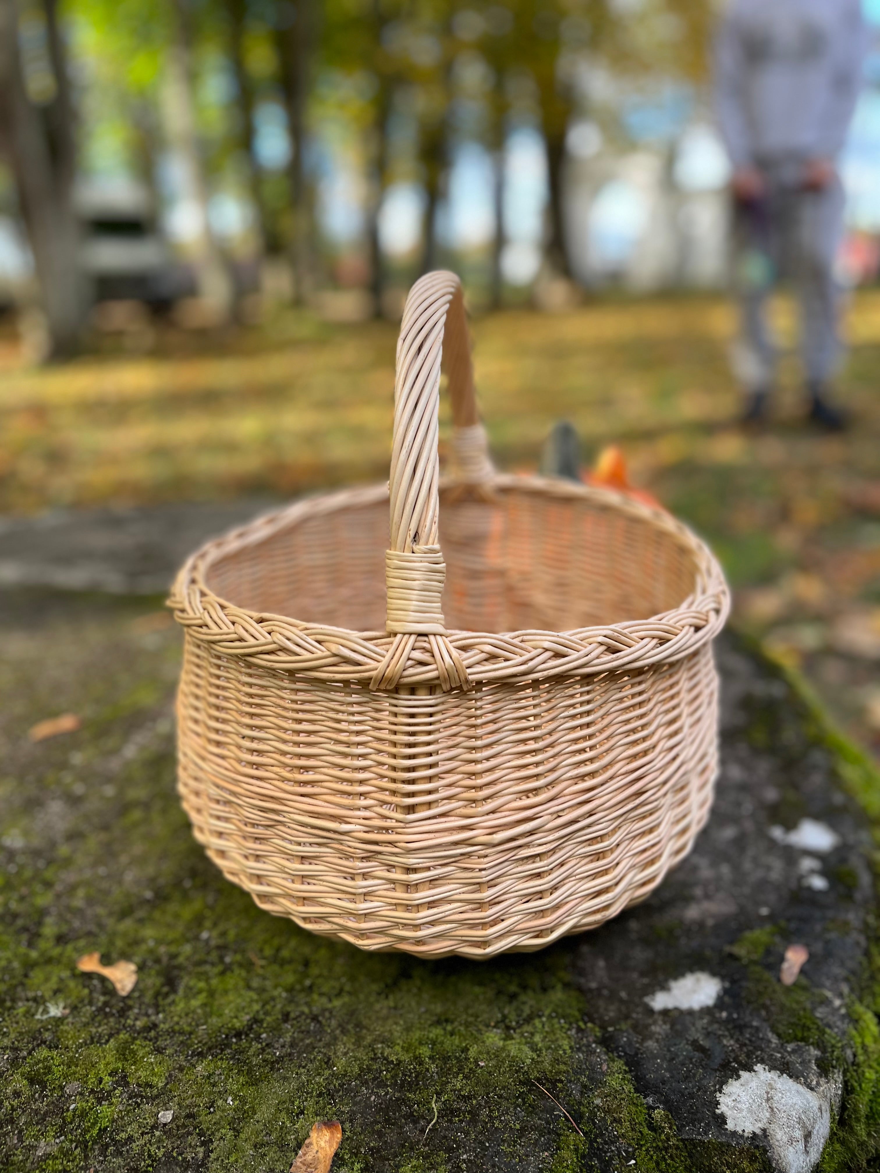 Round Wicker Basket
