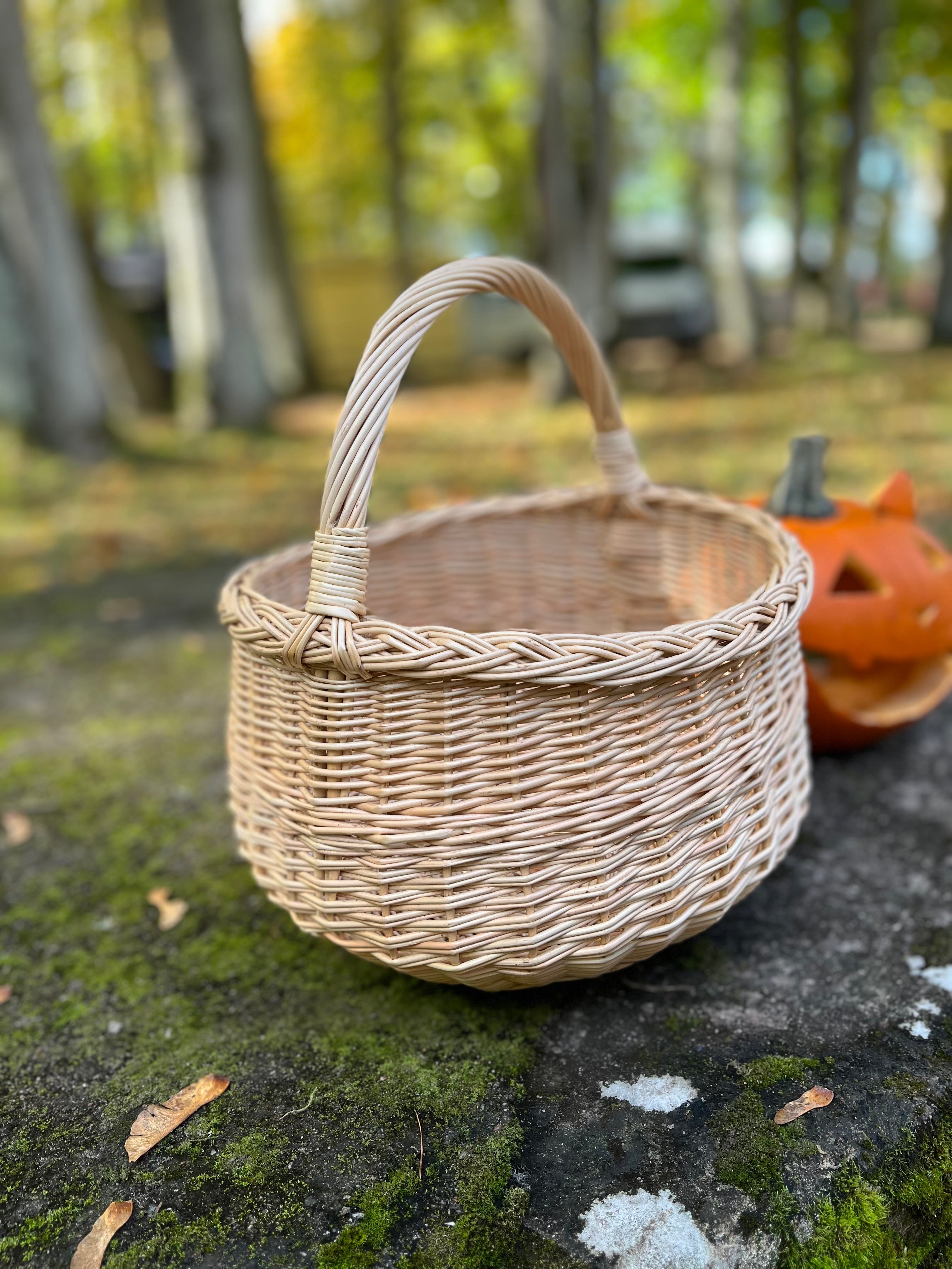 Round Wicker Basket