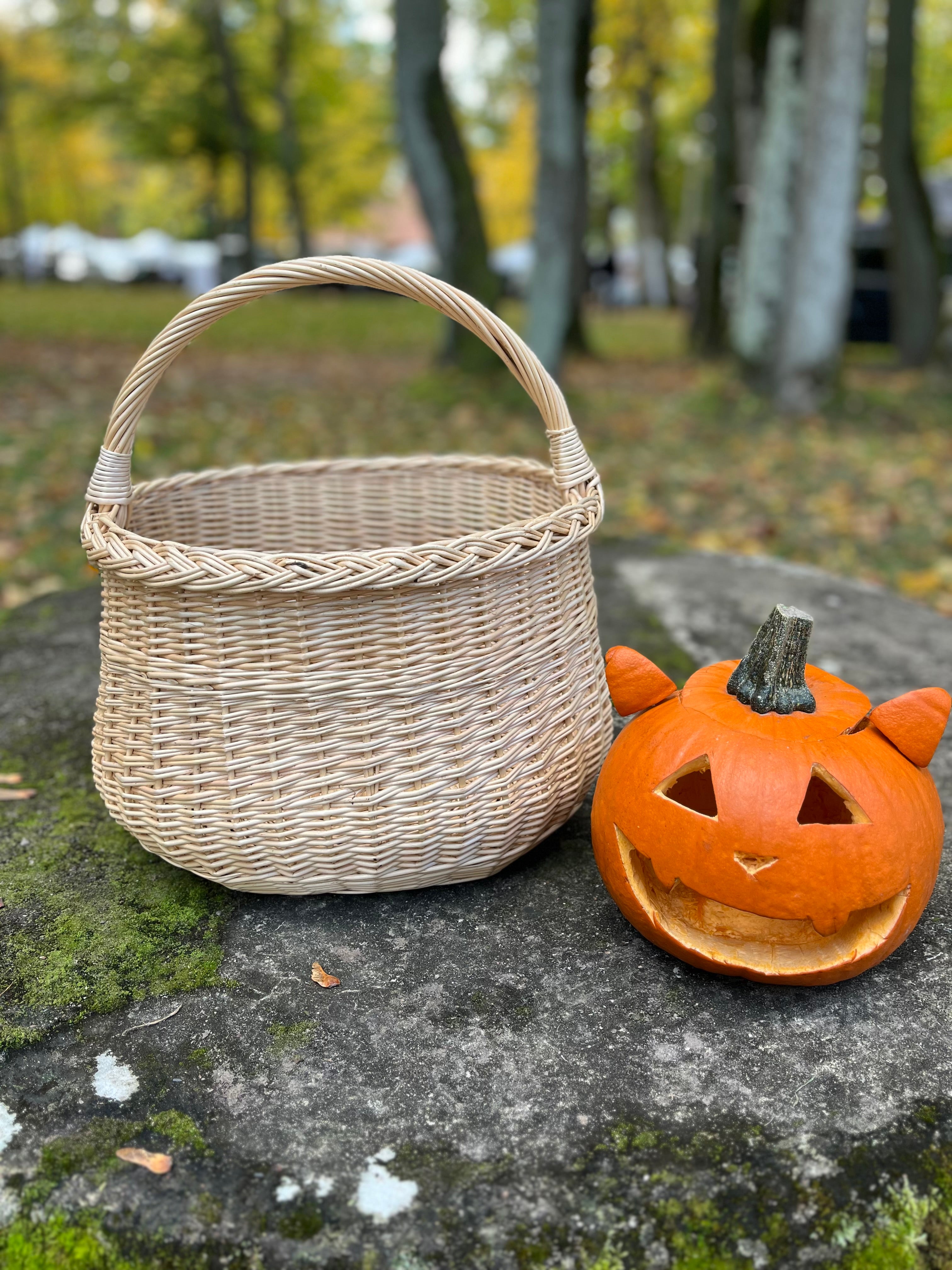 Handwoven Wicker Basket