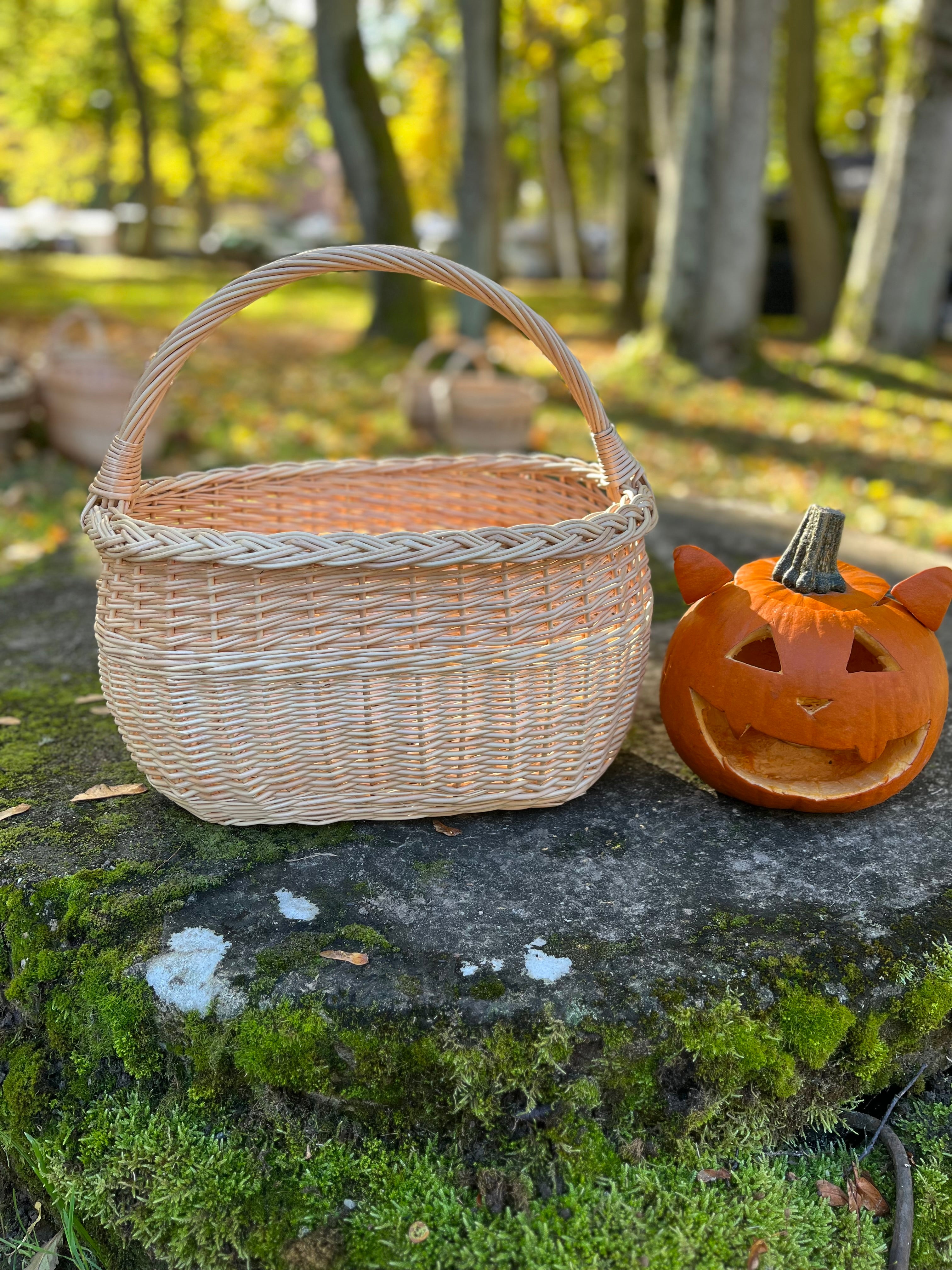 Handwoven Willow Basket