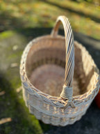 Rustic Handwoven Wicker Basket